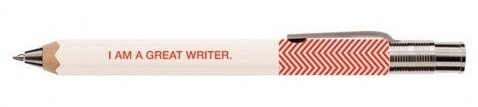 i am a great writer pen from paperchase perfect writer gift