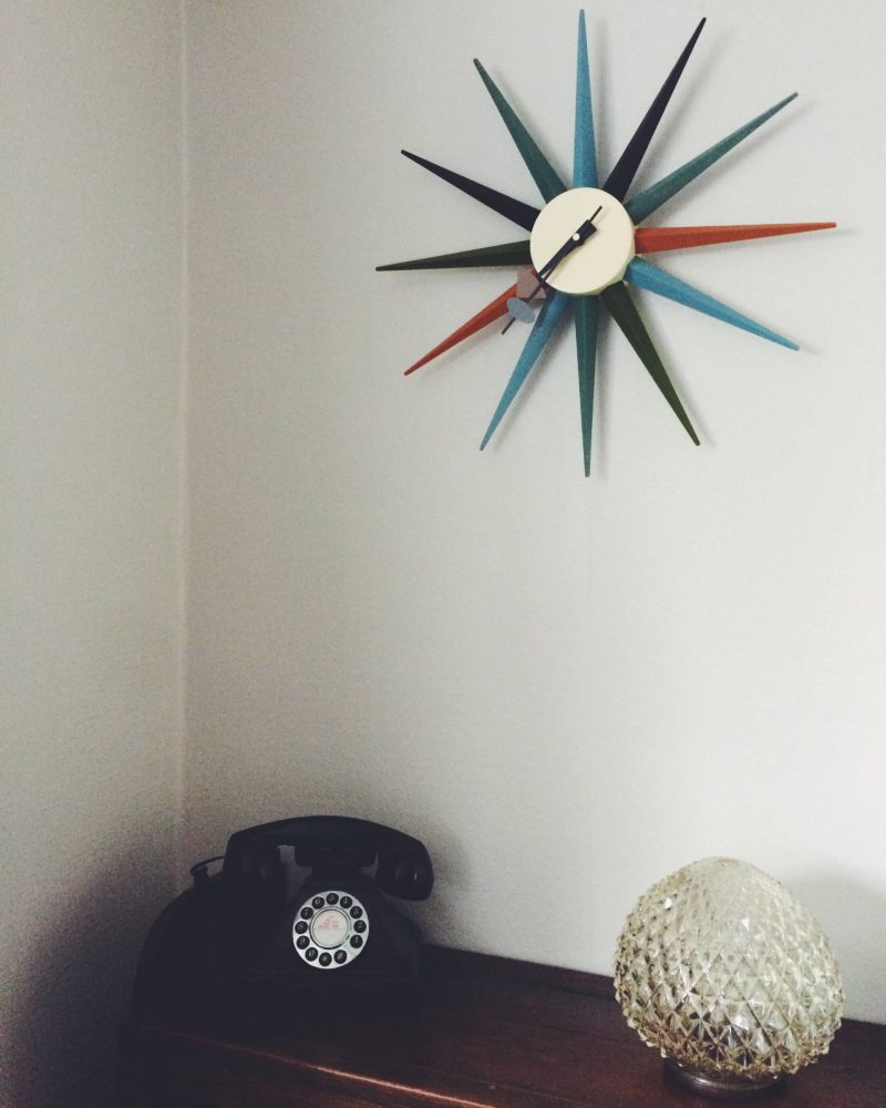 vintage repro star clock